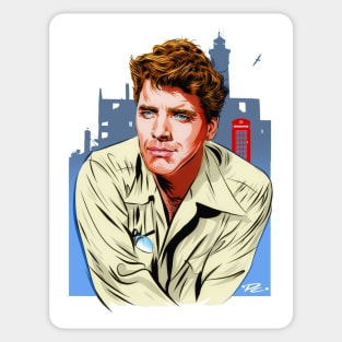 Burt Lancaster - An illustration by Paul Cemmick Sticker